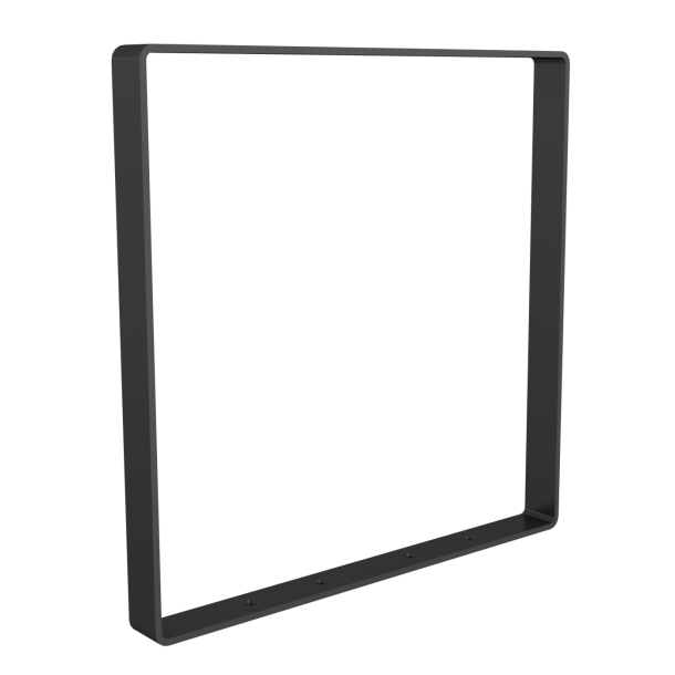 Leaning bracket made of flat steel | 70 x 70 mm | with chamfer to the inside | without cross bar | width: 800mm | hot-dip galvanized and coated DB 703